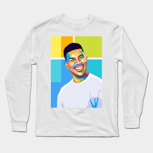 Confused Guy Meme Wpap Pop Art Long Sleeve T-Shirt